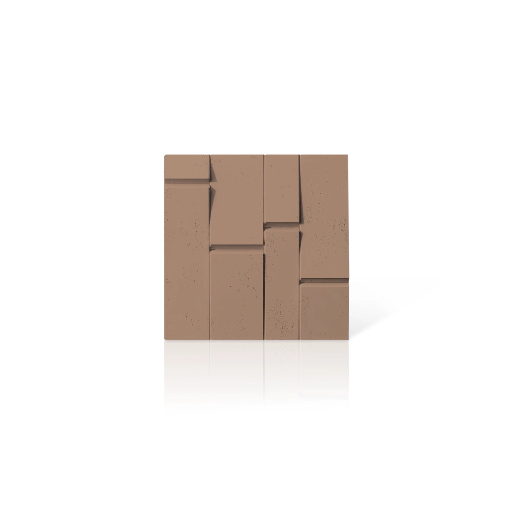 3D Concrete Wall Panels BREAK OUT colour swatch on white background DecorMania UK